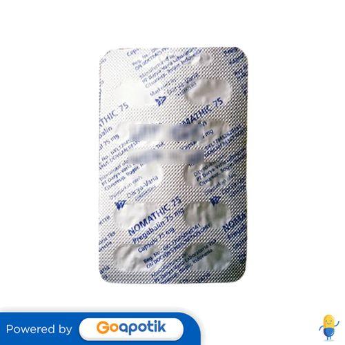 NOMATHIC 75 MG STRIP 10 KAPSUL