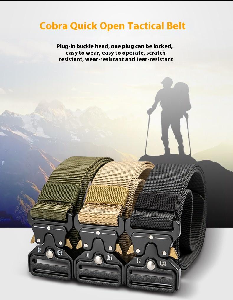 Product Introduction of Thắt Lưng Thường Ngày Dành Cho Nam Giới, Chất Liệu Nylon, Dễ Phối Đồ Thích Hợp Cho Quần Công Sở, Dễ Khóa, Mang Theo Ngoài Trời 0