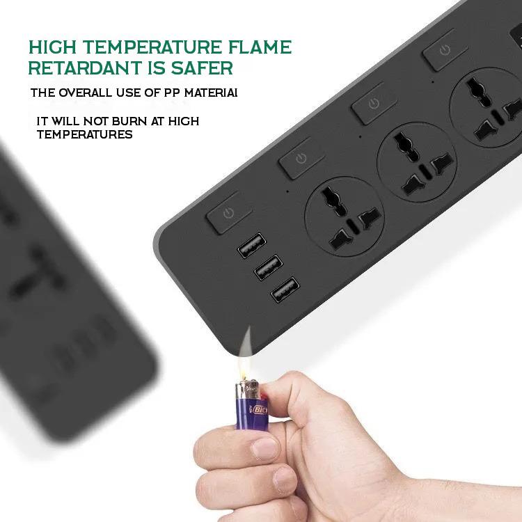 Product Introduction of British USB strip intelligent patch board multi-functional strip British standard white PD fast charger 23