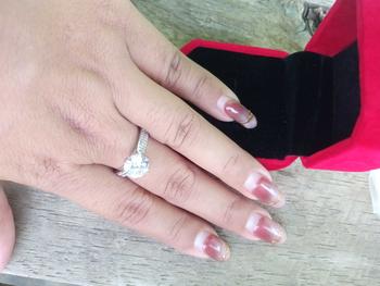 Product Review of [PROMO LIVE]-OS2-R06 Cincin Wanita Jewellery Ring Couple Couple Kawin Aksesoris Wanita Couple Pasangan Cowo Pria Adjustable Berkualitas High Quality Aksesoris Perhiasan Elegan Cantik Mewah 1 Carat  Grade VVS1 Store Free Box R06 COD from D**a P**i B**2 2