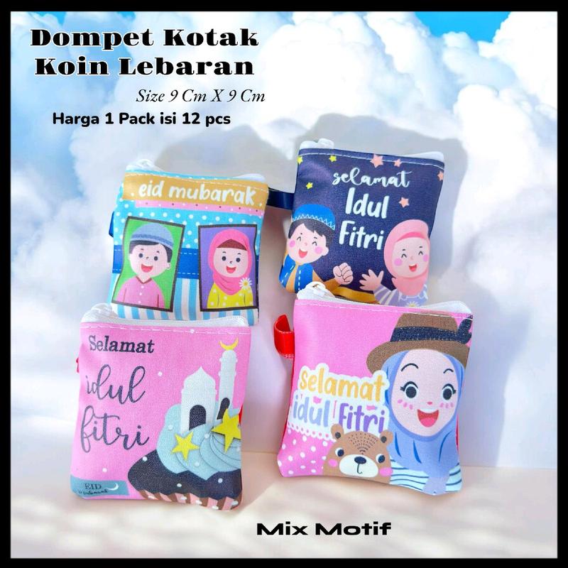 Dompet Koin Lebaran Mix Motif CCI Printing Tebal Dapat 12 pcs - Wanita 1