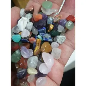 Batu Natural mix 7 CHAKRA Chips 5-10mm paket 100 grams