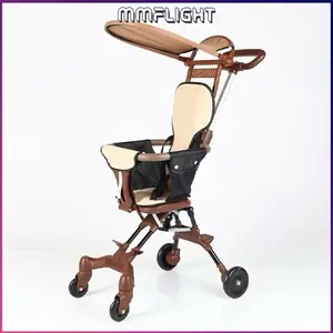 MMFLIGHT Magic Stroller Baby 2 Way Travel Lightweight Foldable Bayi Dorong Roda Dorongan Cabin