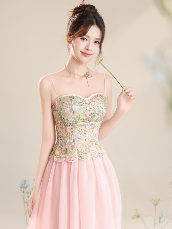 TIELA Đầm váy hoa dài-MIchelle Dress