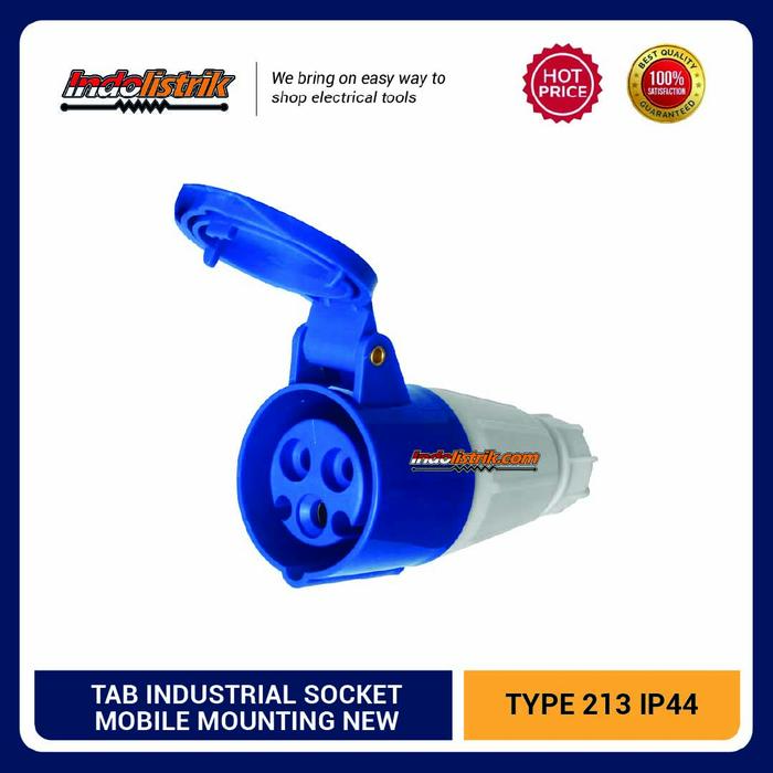 Gambar Stop Kontak Genset 3 Pin 16A CEE 213 TAB Industrial Mobile Socket 16 A dari INDOLISTRIK OFFICIAL TNG Kota Administrasi Jakarta Pusat Tokopedia