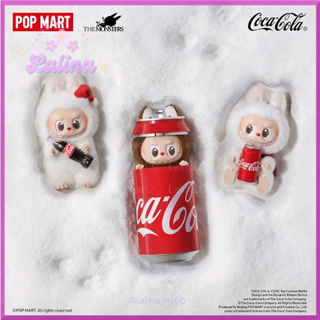 Labubu Coca Cola Labubu V3 Original Pop Mart Indonesia