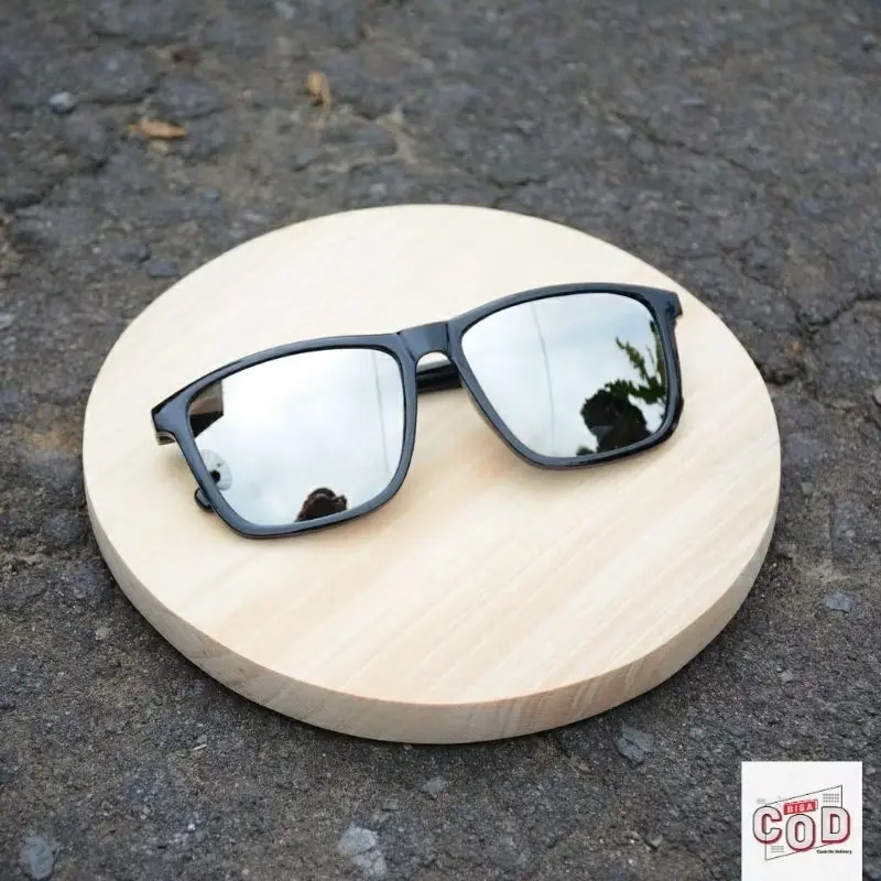 KACAMATA HITAM FASHION LENSA WARNA MIROR ANTI SILAU PRIA/WANITA Eyewear Sunglasses