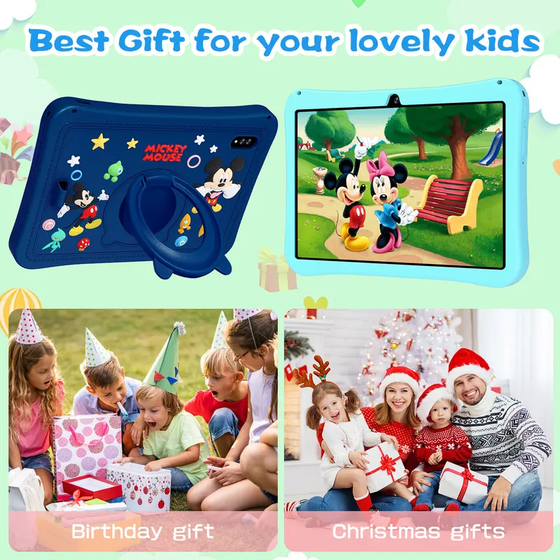 【Hancdon】Tablet Edukasi Anak Dengan Kemasan Tas/Tablet Android Untuk Belajar Anak/Tablet Aipet Anak Murah Layar Sentuh 7/10 inch Wifi/Bluetooth ipad  anak Toy komputer  anak/tab untuk anak/tablet android murah/tablet android anak Game Hadiah Permainan 7