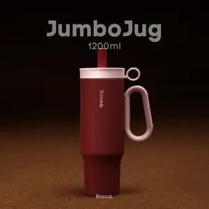 Rosca JumboJug Tumbler Stainless 1.2 Liter Botol Minum 1200ml Tahan Panas / Dingin Portable Stainless Steel Tumblr