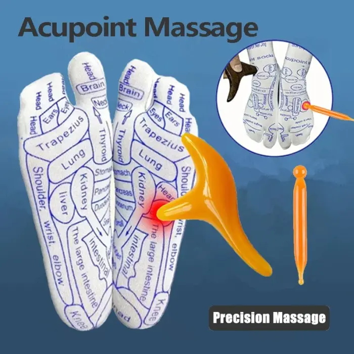 Kaos Kaki Pijat Akupuntur Massage Socks Therapy Pijat Terapi Titik Refleksi 3