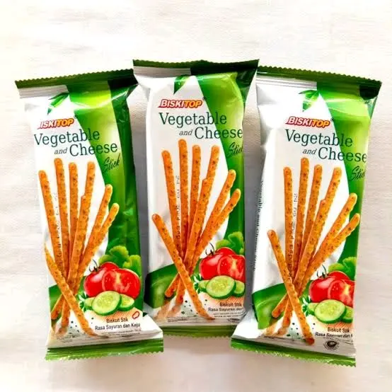 Biscuit Sayuran Dan Keju 50g×10pcs Cemilan Gurih Snack Food