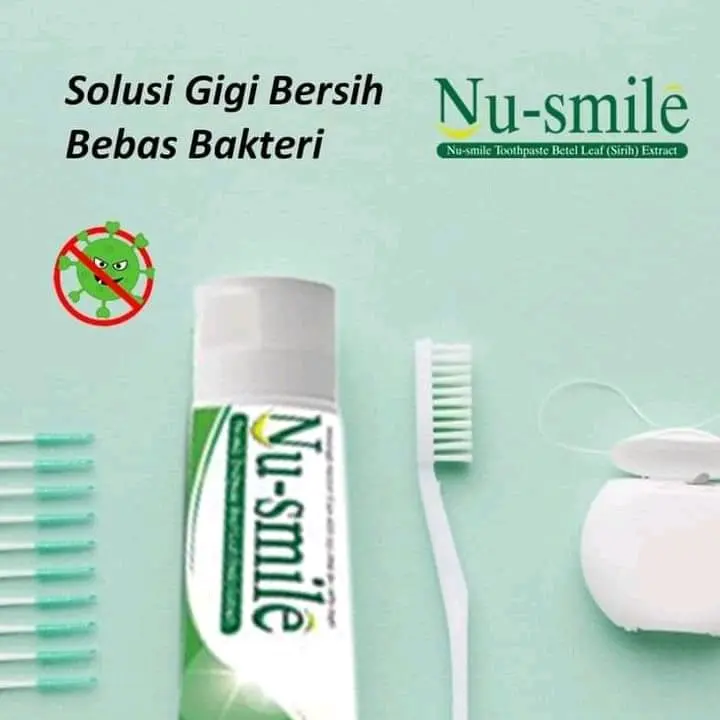 Nu Smile HWI Odol Herbal Rontokan Karang Gigi Perawatan Mulut 0