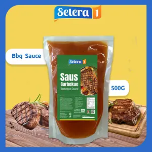 Saus Barbeque - Saus Barbeque BBQ Selera1 - Saus Viral Tiktok Laris 500gr - untuk Masakan Ayam dan Steak