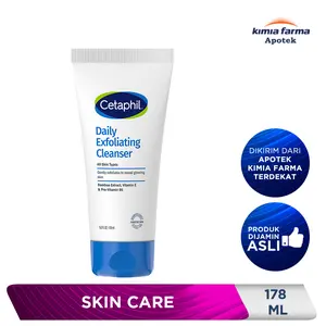 CETAPHIL DAILY EXFOLIATING CLEANSER 178 ML / PEMBERSIH WAJAH / KIMIA FARMA