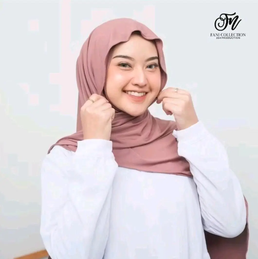 Vania Pashmina Oval Inner Jersey/Pashmina Inner Valak/Jilbab Instan/Pashmina Kaos/Pashmina Syar'i