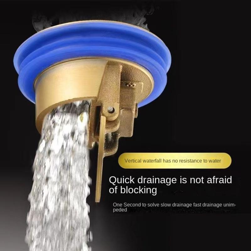 Jowenty Kitchen Colander Shower Drainer Seal Stopper Insect Prevention Floor Drain Drain Cover Anti Odor Sewer Strainer Plug 6