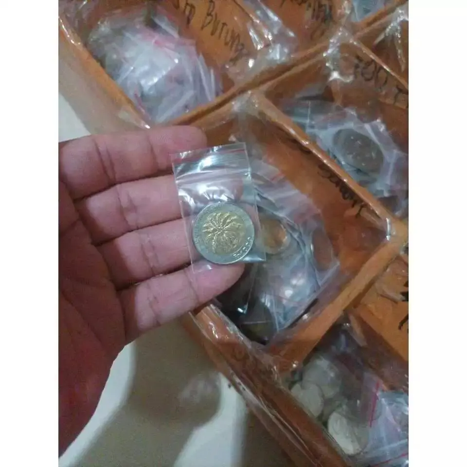 Koin Koleksi 1000 Rupiah Kelapa Sawit Tahun Random Asli Ready Sudah Dibersihkan