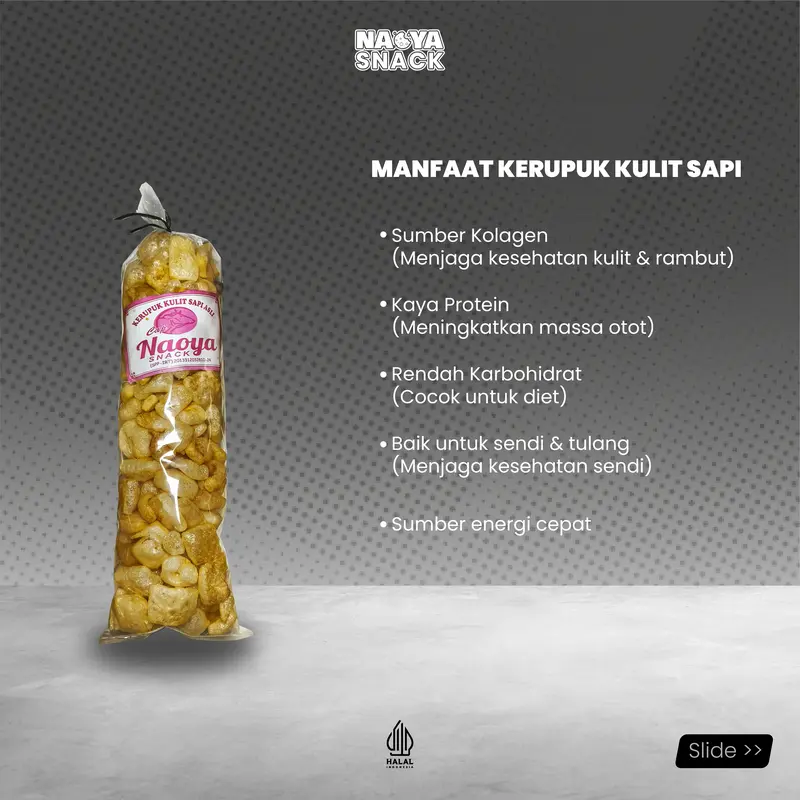 RAMBAK KULIT SAPI ASLI 200GRAM DOROKDOK CEMILAN 2