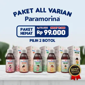 [2 botol] Paramorina 100 ML Madu Herbal Membantu Anak Lancar Bicara, Cepat Jalan dan Nafsu Makan | Usia 1 tahun ke atas