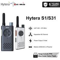 Gambar Hytera S1 S31 Slim UHF 400Mhz Analog Original Garansi 1 Tahun - WHITE dari Ucomm.ID Store Kota Administrasi Jakarta Barat 2 Tokopedia