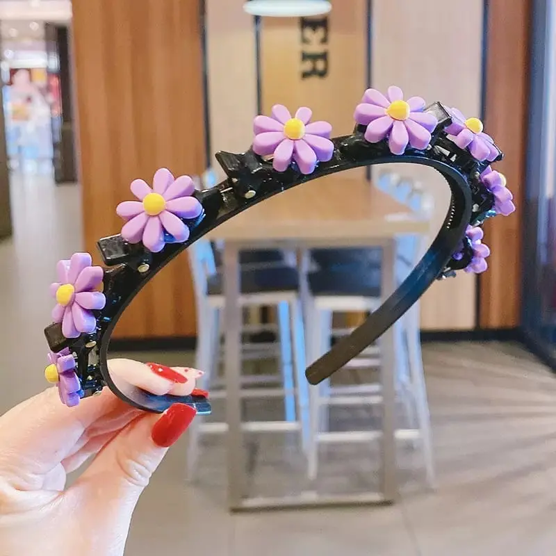 Bando Jepit Fashion Rambut 2in1 Aksesoris Rambut Wanita Anak Dewasa Lucu Karakter BND05 Plastik 2
