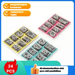 [Otorisasi Resmi]Paket mainan intelektual 24 pcs - mengembangkan intelektualitas dan pemikiran logis, direkomendasikan oleh para ahli pendidikan dari Universitas Harvard.