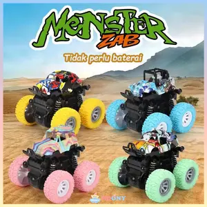 Mainan Mobil Jip Anak Off Road 4 Drive Inertial Bigfoot 360 Mobil Monster Zap - Toy