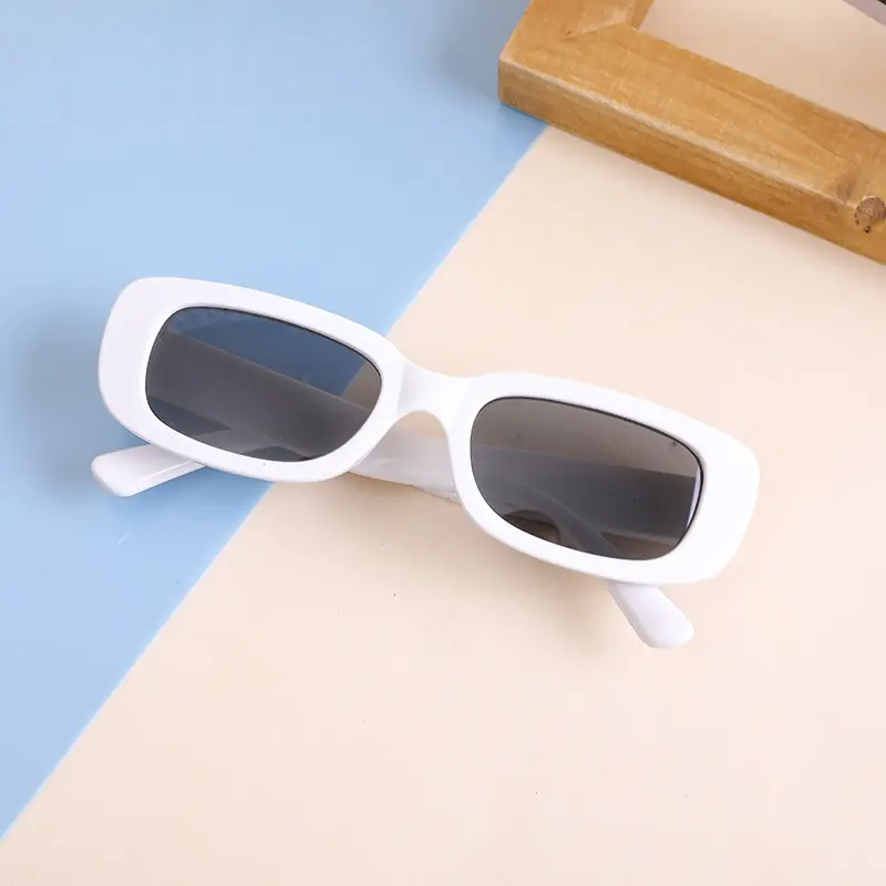 Kính Râm Trẻ Em Gọng Vuông Retro, Chống Nắng Ngoài Trời, Chụp Ảnh Du Lịch 7