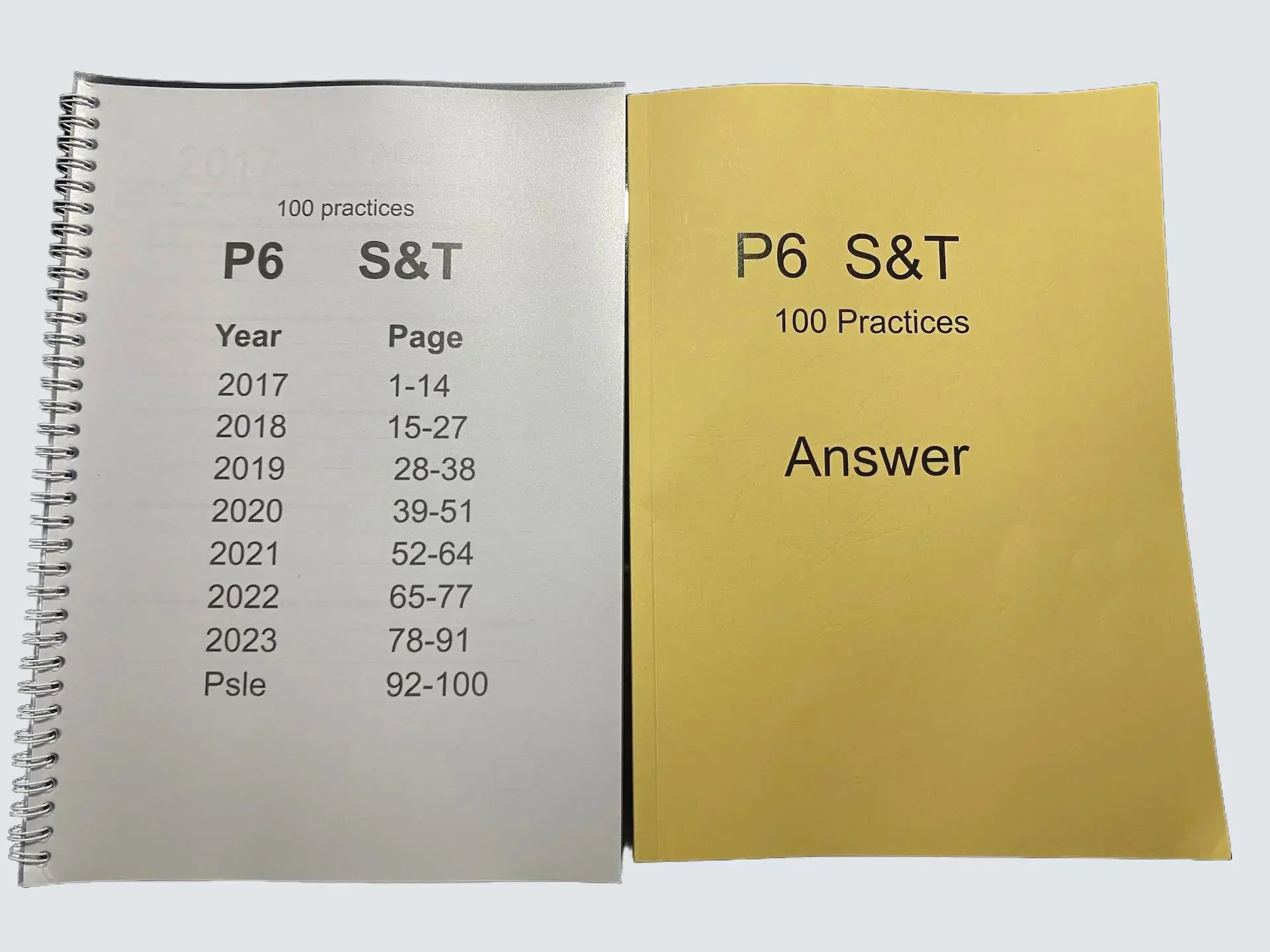 P6 PSLE S&T Practice Paper