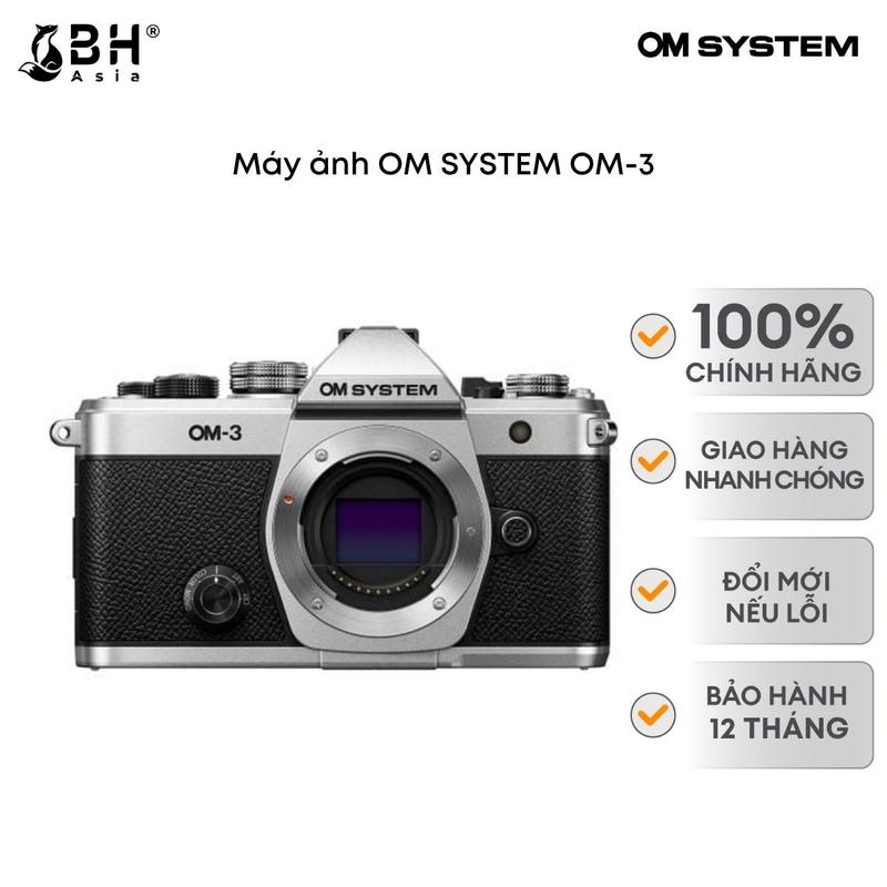 Máy ảnh OM SYSTEM OM-3 Silver