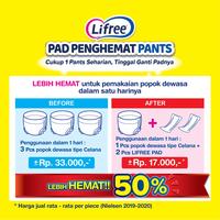 Gambar Lifree Pad Penghemat Pants 15 pads [2 pcs] dari Lifree Official Store Kab. Tangerang 5 Tokopedia
