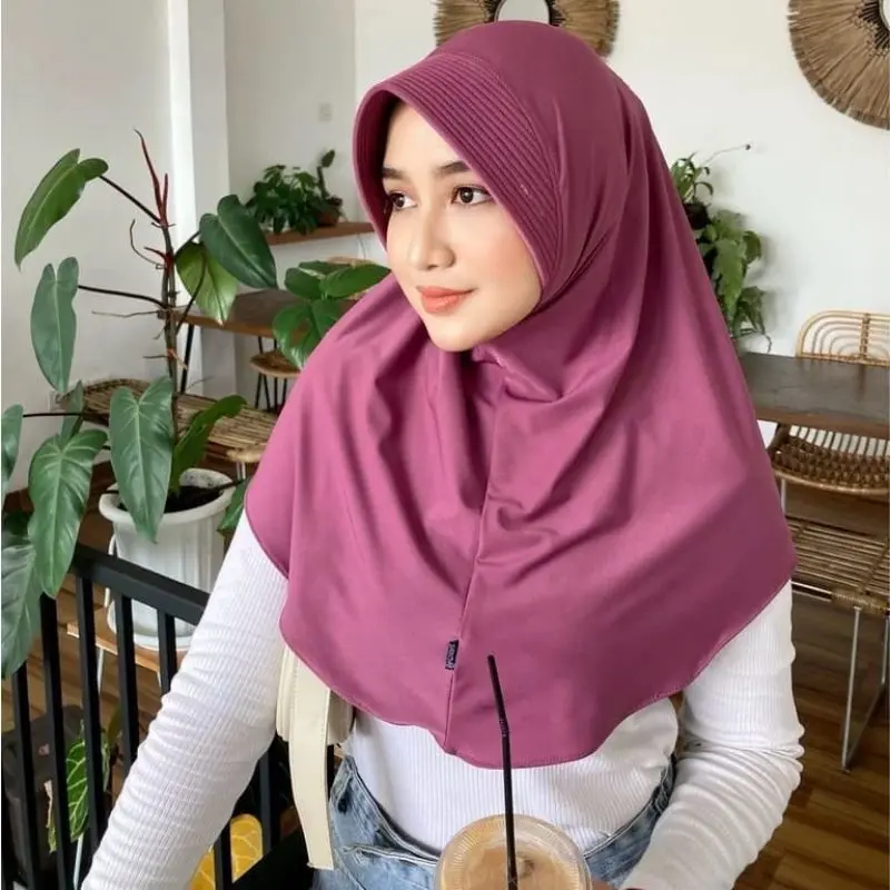 hijan bergo hamidah size m Jilbab Lembut