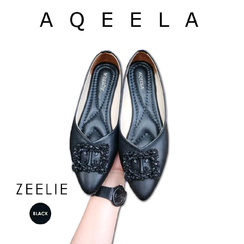 AQEELA ZEELIE - Flatshoes wanita simple kekinian bostanten flat Slip Resistant elegan 4