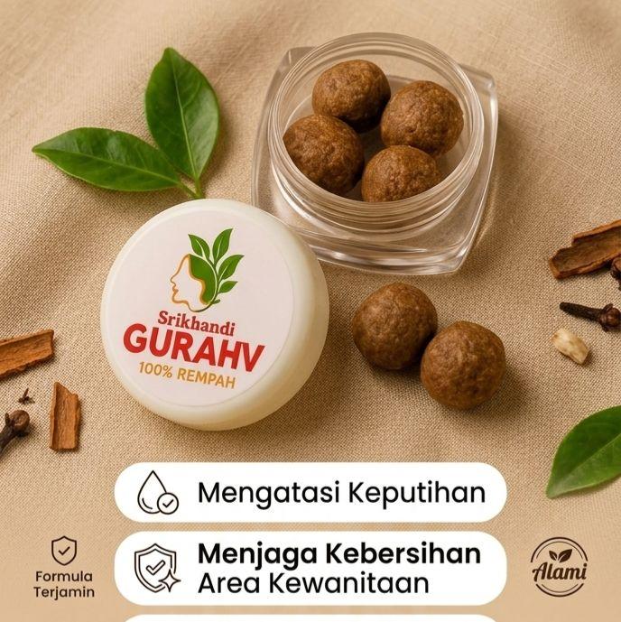 KUNCUP isi 5 GURAH V SRIKHANDI HERBAL WANITA Feminine Kewanitaan