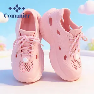 Comanier Sepatu Sneakers Wanita Korea Terbaru Tebal Tinggi Sandal Anak Perempuan Olahraga Ringan
