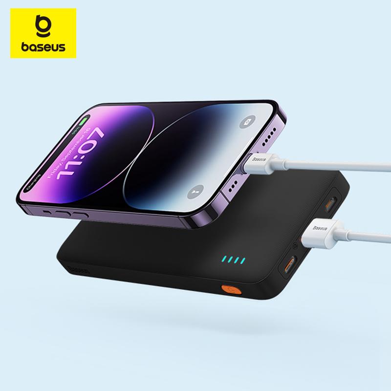 Baseus Airpow Fast Charge Powerbank 10000mAh 20W - White/Black 0