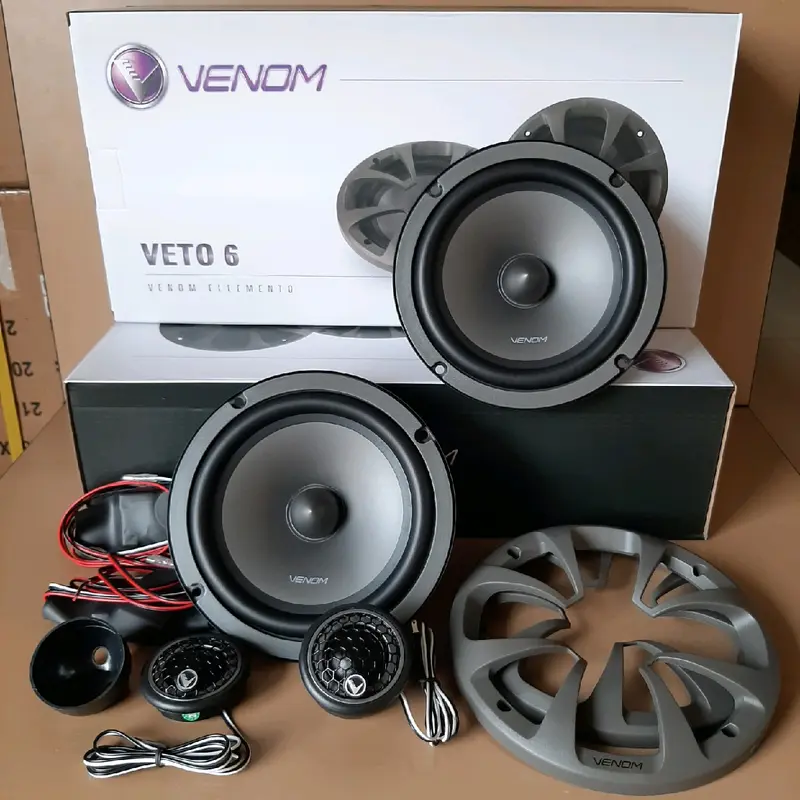 SPLIT VENOM VETO 6 INCH VENOM ELLEMENTO VETO 6 ORIGINAL VENOM SPEAKER AUDIO MOBIL VENOM 3