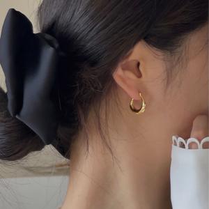 EAR PARTNER-フランス レトロ 小さい 脂肪 サークル プレーン リングピアス 新作 ベストセラー 高級 エレガント リングピアス スタッドピアス（eh-1662）