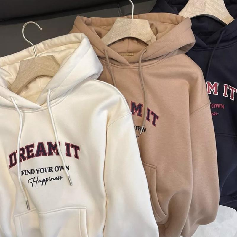 SWEATER HOODIE DREAM IT UNISEX SABLON DTF    Distro Fleece Digital 2