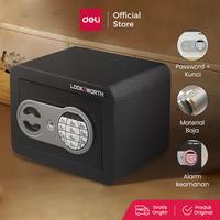 Gambar Locksworth Brankas Uang / Kotak Uang Besi / Kotak Emas / Cash Box 23x17x17 Deposit Box Double Unlocking Step VS4501 - Black dari Deli.Indonesia Kab. Tangerang 1 Tokopedia