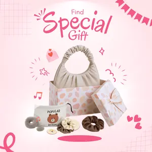 Special Gift Random Setiap Pembelian | Cermini Kecil | Schruncie | Tali Rambut | Tas Bahu | Pouch