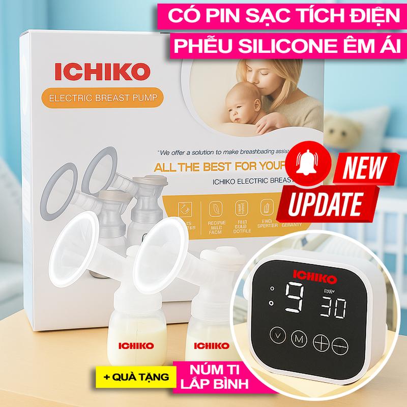 Máy Hút Sữa Điện Đôi Ichiko Nhật Bản ( Tặng Kèm Quà Của Hãng )