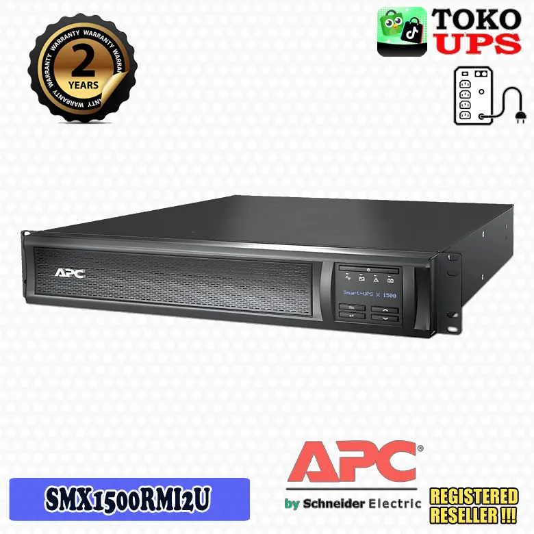 UPS APC SMX1500RMI2U Smart-UPS X 1500VA 1200W Tower/Rack 2U 8xC13 Extended Runtime SMT1500RMI2U