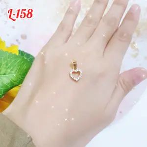 LIONTIN MOTIF MATA SATU BANDUL KALUNG PERHIASAN WANITA ANTI ALERGI/L-30