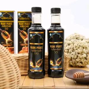 2 Botol Hitam Pahit Adawiyah 99 - Kaya Nutrisi dan Antioksidan - Ukuran 470 ML madu alami Honey Syrup Herbal