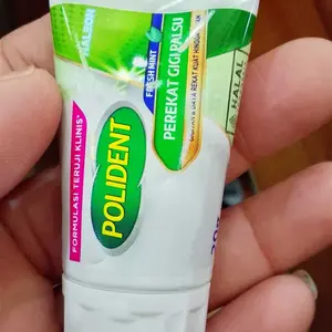 Polident Perekat Gigi Palsu Fresh Mint 20gr