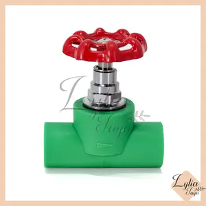 Lylia Jaya Stop Kran Gate Ball Valve 1/2 3/4 1 INCH Bahan PPR Ketebalan (20,25,32 MM) SLT-336+SLT-337+SLT-338+SLT-338-1