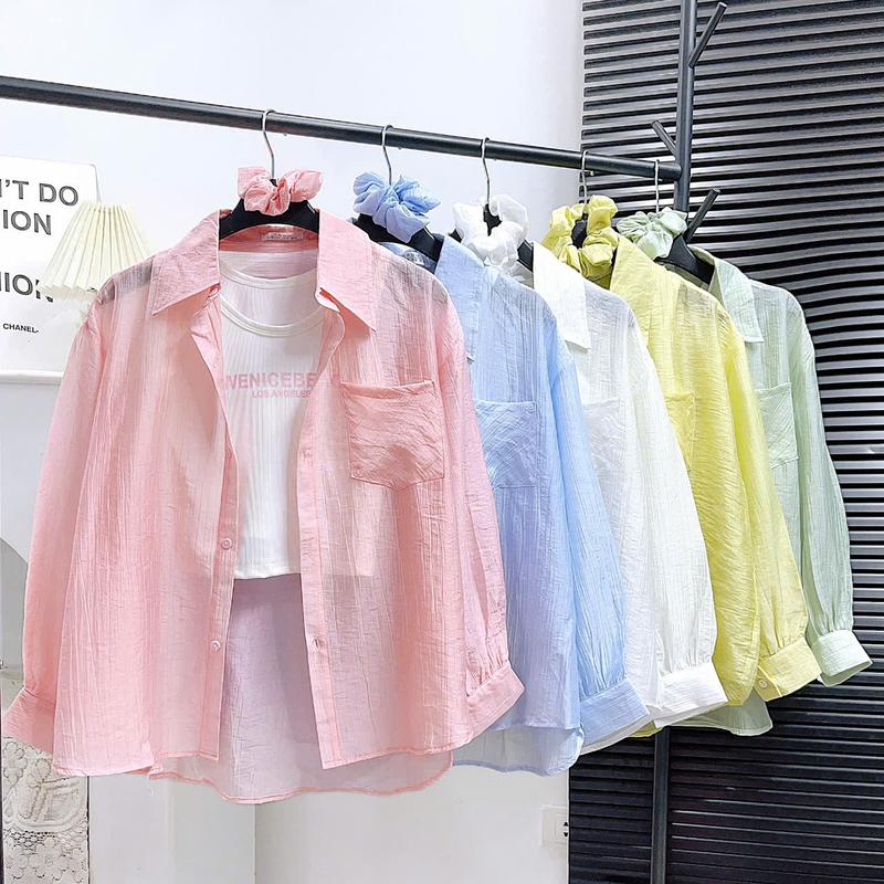 Áo So Mi Ngắn Tay Nữ Nhiều Màu Chất Lụa Cát Hàn Phong Cách Hàn Quốc  Thêu QIHO | BigBuy360 - bigbuy360.vn