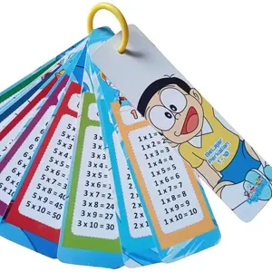 FLASHCARD PERKALIAN & PEMBAGIAN ANAK TEMA KARTUN KESEYANGAN 1-10