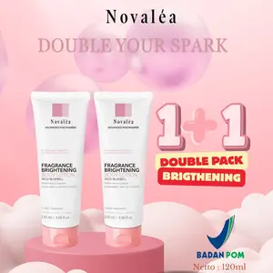 Novalea Body lotion whitetening Bundling Paket 1+1 Kelembapan & mencerahkan serta Kulit Halus 120ml